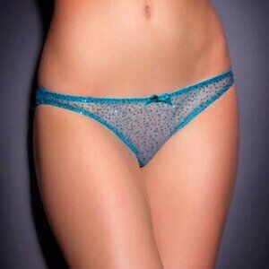 Agent Provocateur Soirée Czarinah Blue Sequin Brief